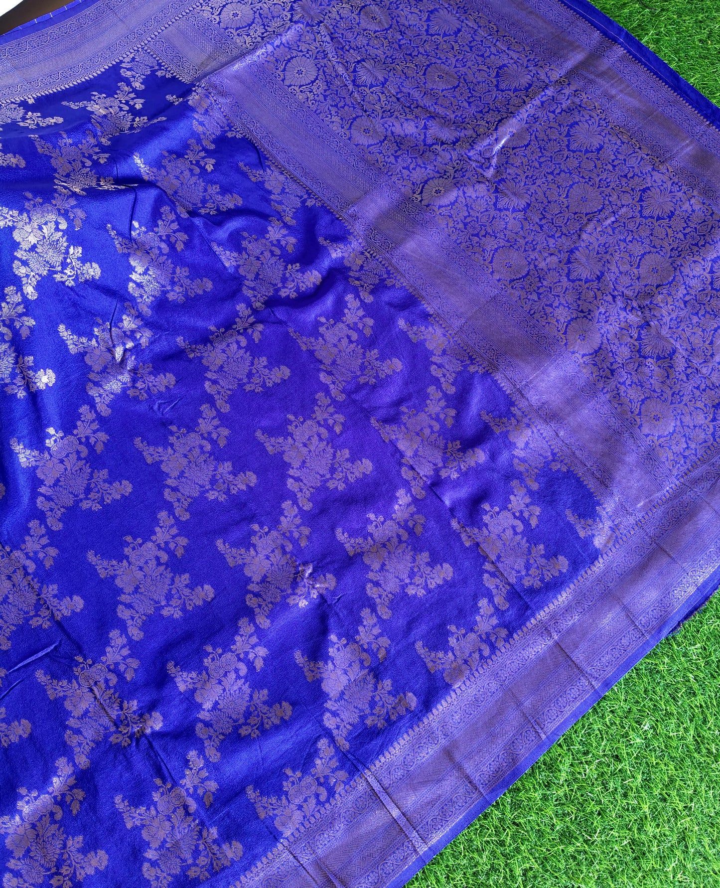 Royal blue Banarsi Silk Saree (Copy)