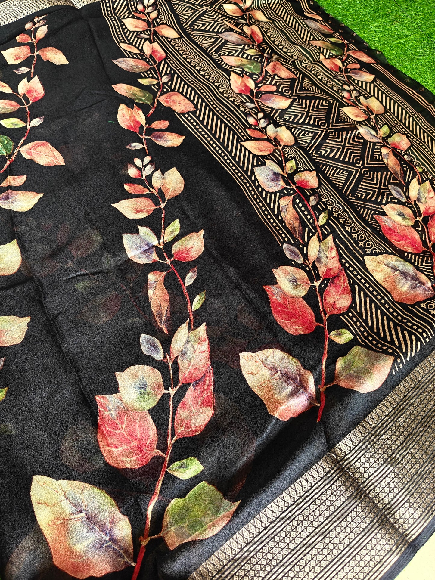 Black Georgette Saree (Copy)