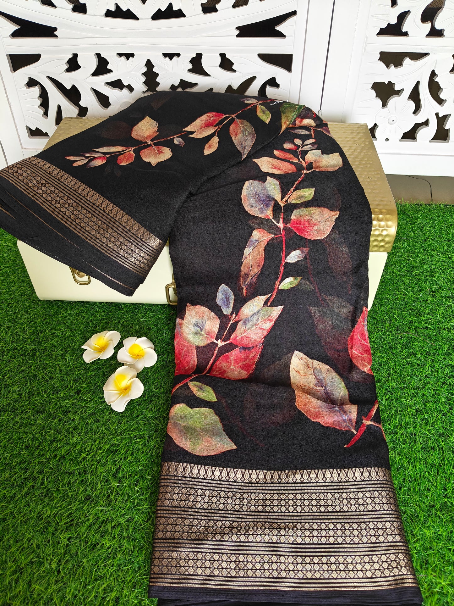Black Georgette Saree (Copy)