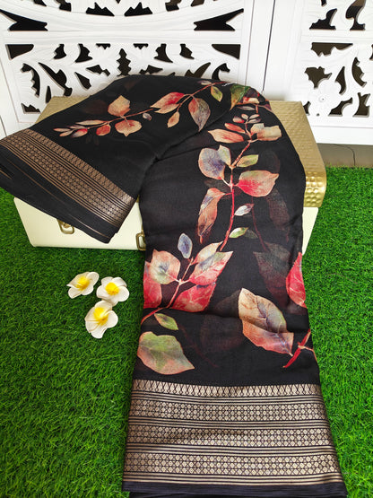 Black Georgette Saree (Copy)