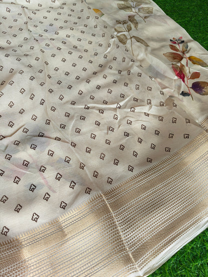 White Georgette Saree (Copy)