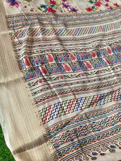 White Georgette Saree (Copy 2)