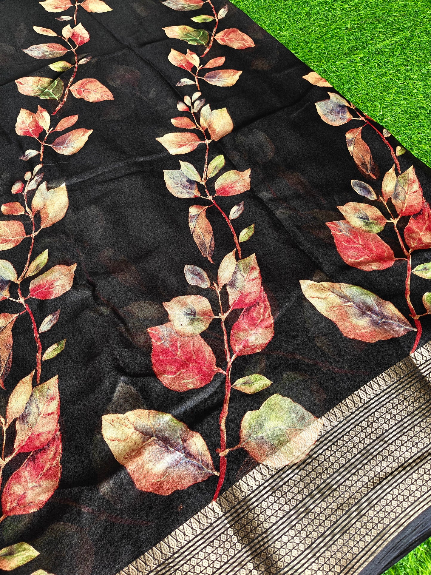 Black Georgette Saree (Copy)