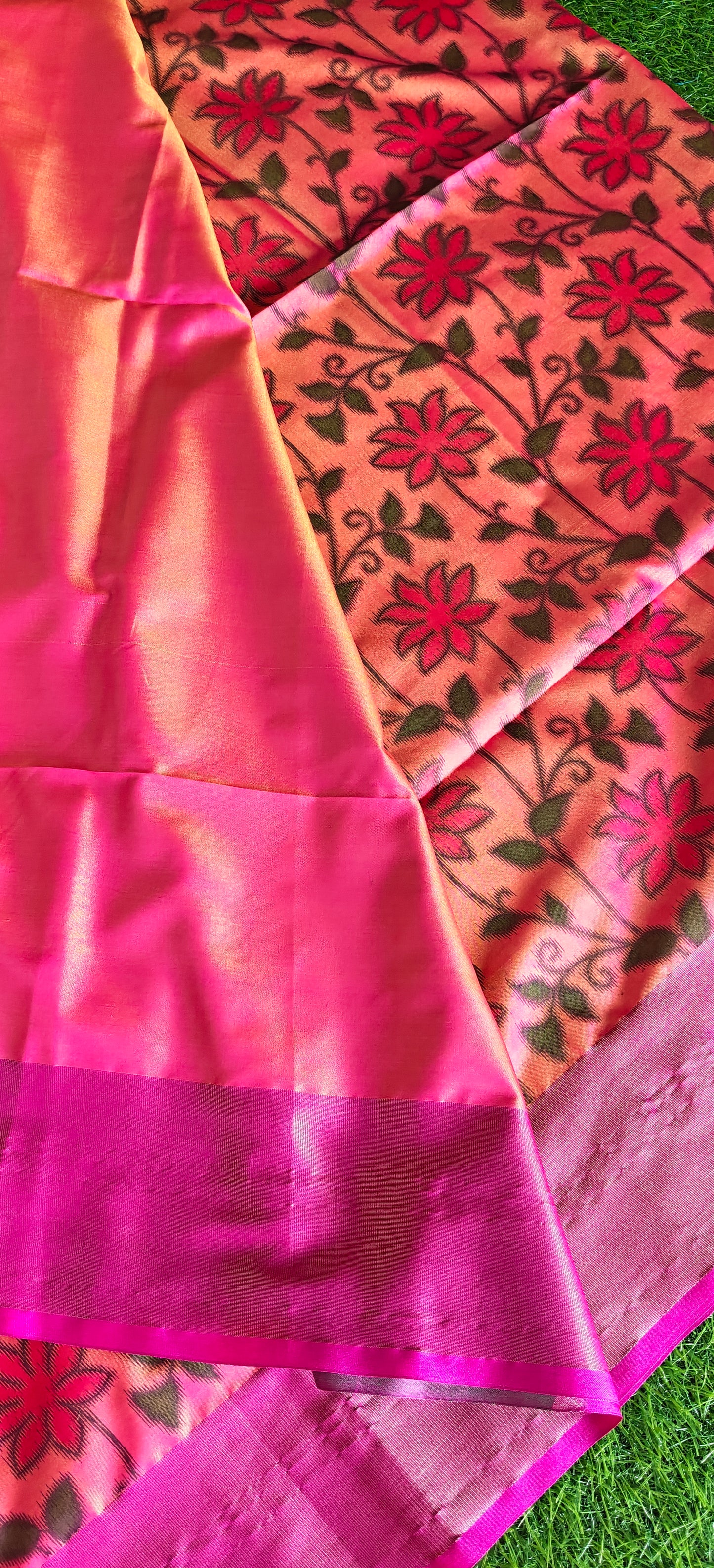 Pochampalli print Silk Saree
