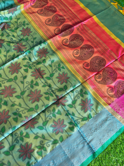 Pochampalli print Silk Saree (Copy)