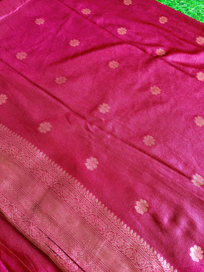 Marron Banarsi Silk Saree (Copy 2)