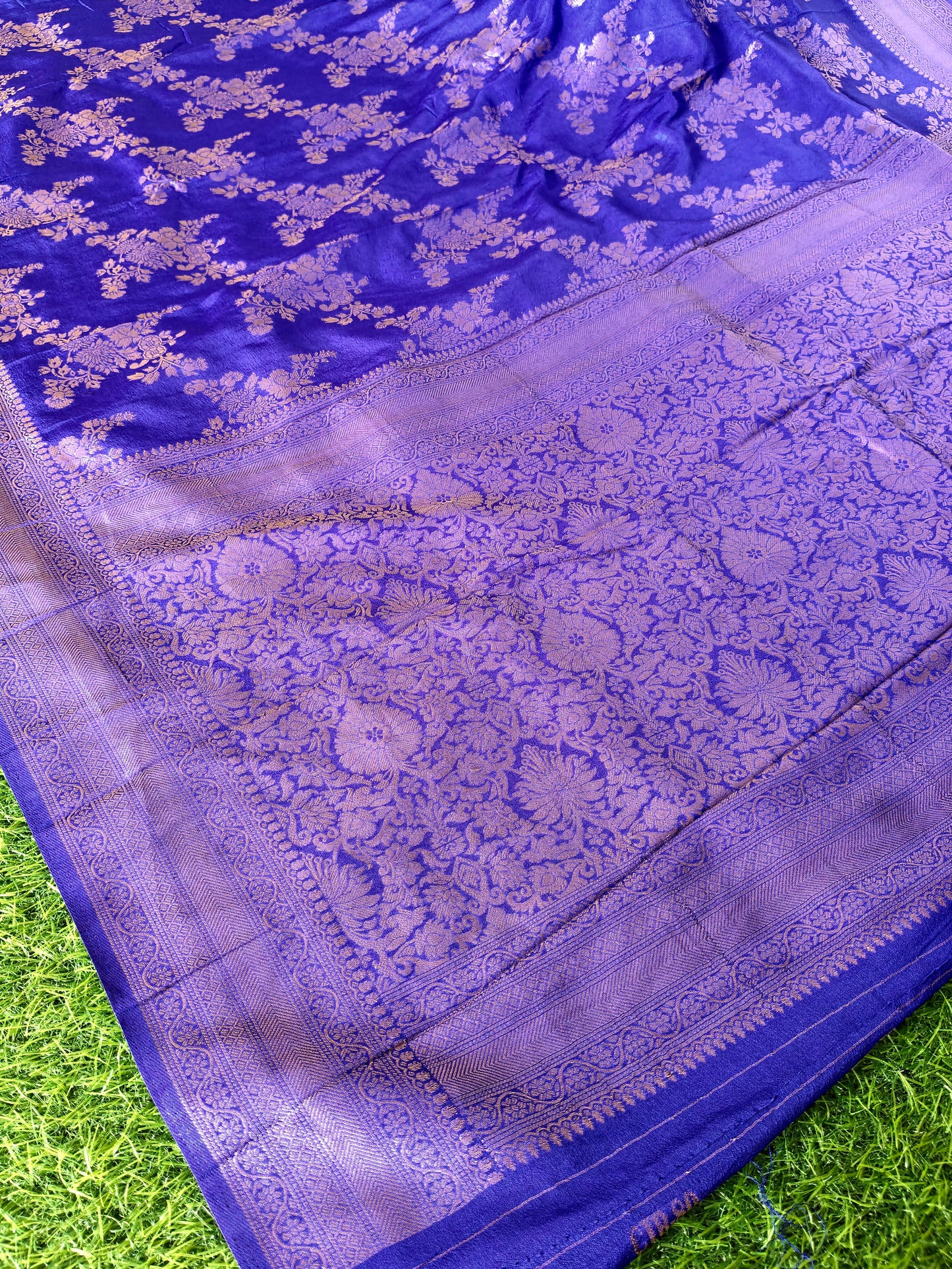 Royal blue Banarsi Silk Saree (Copy)