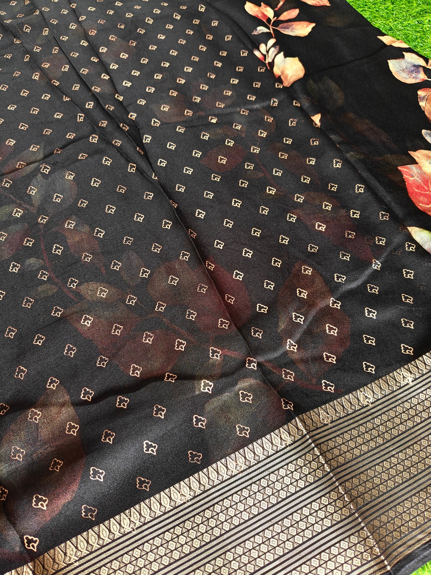 Black Georgette Saree (Copy)