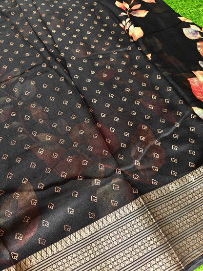 Black Georgette Saree (Copy)