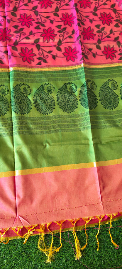 Pochampalli print Silk Saree