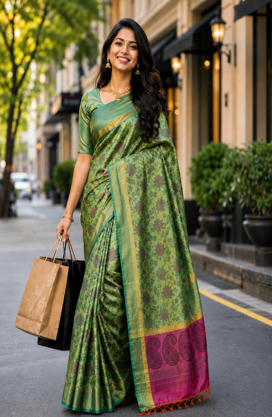 Pochampalli print Silk Saree (Copy)