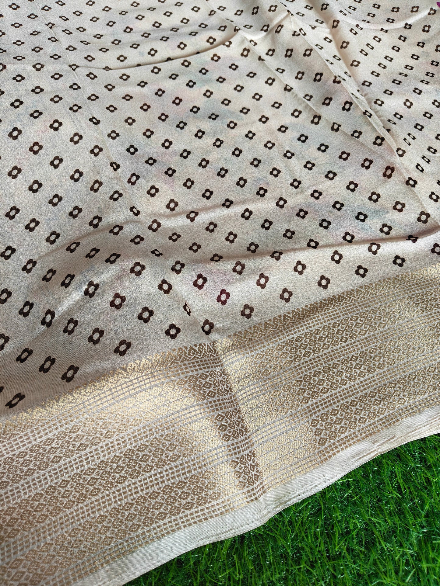 White Georgette Saree (Copy 2)