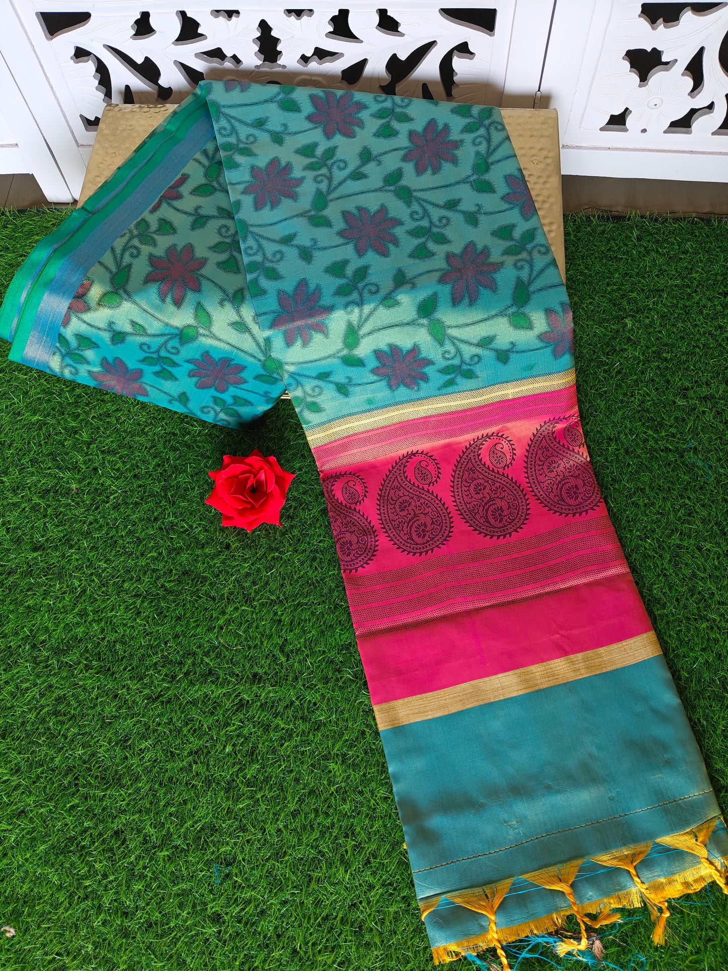 Pochampalli print Silk Saree (Copy)