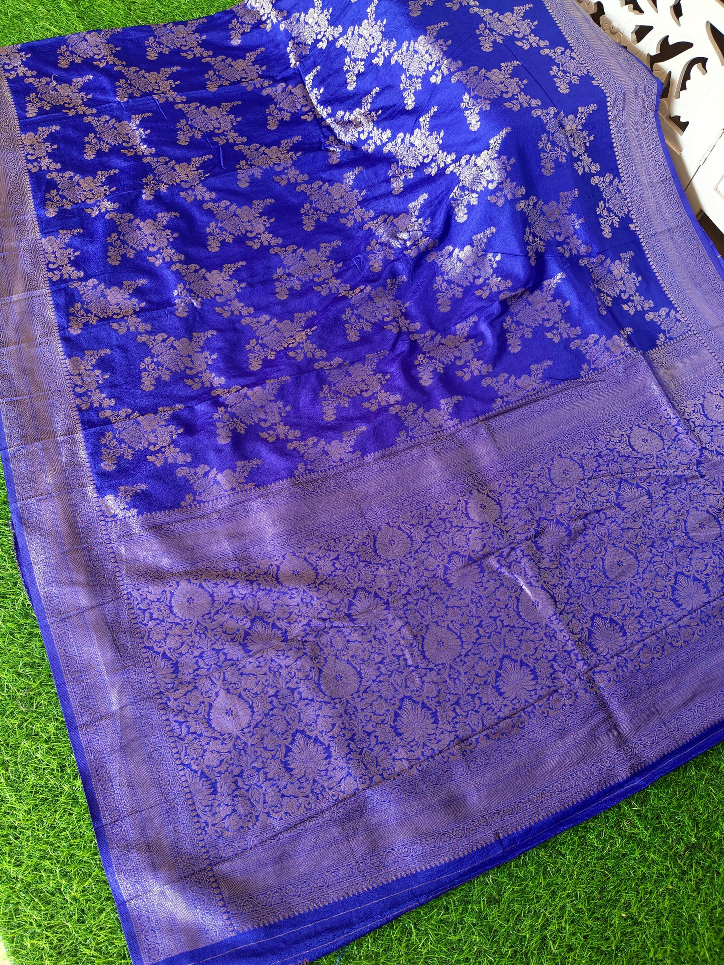 Royal blue Banarsi Silk Saree (Copy)