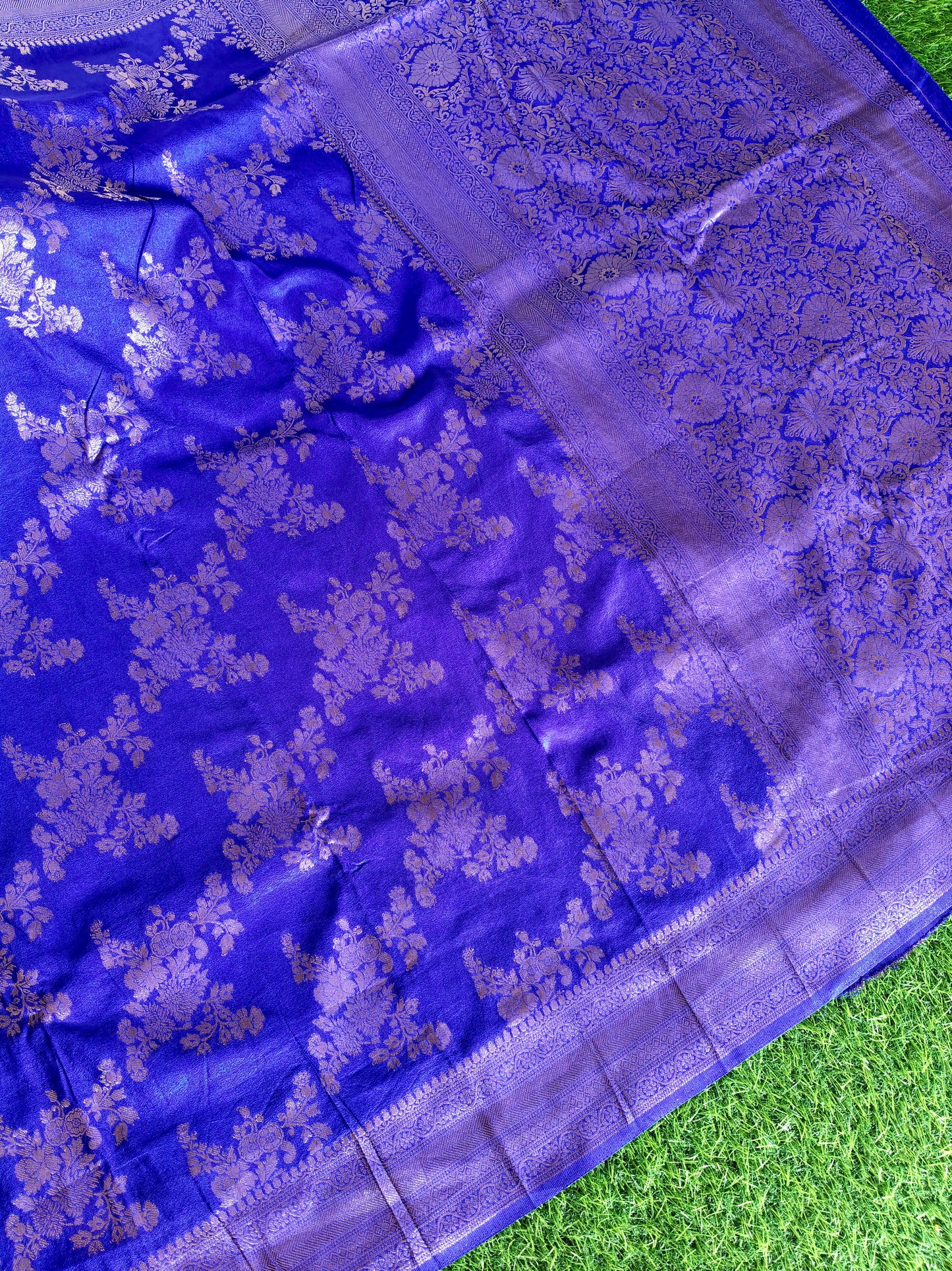 Royal blue Banarsi Silk Saree (Copy)