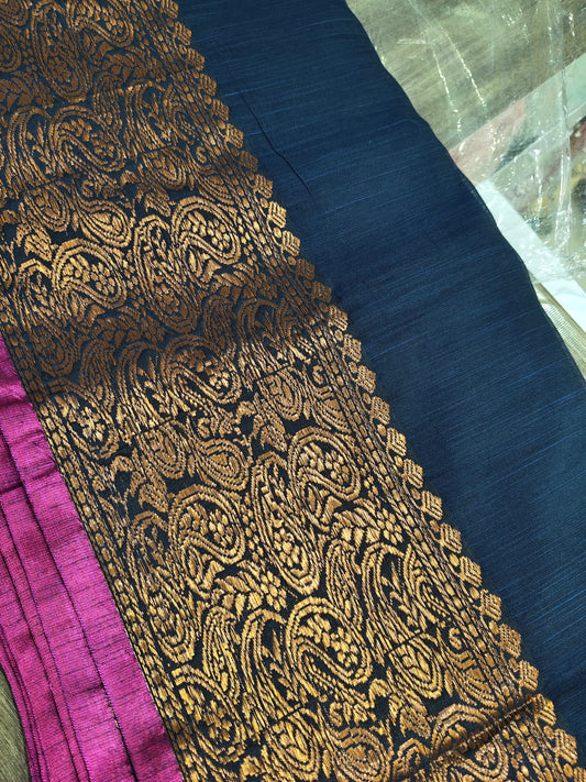 Blue Silk Saree