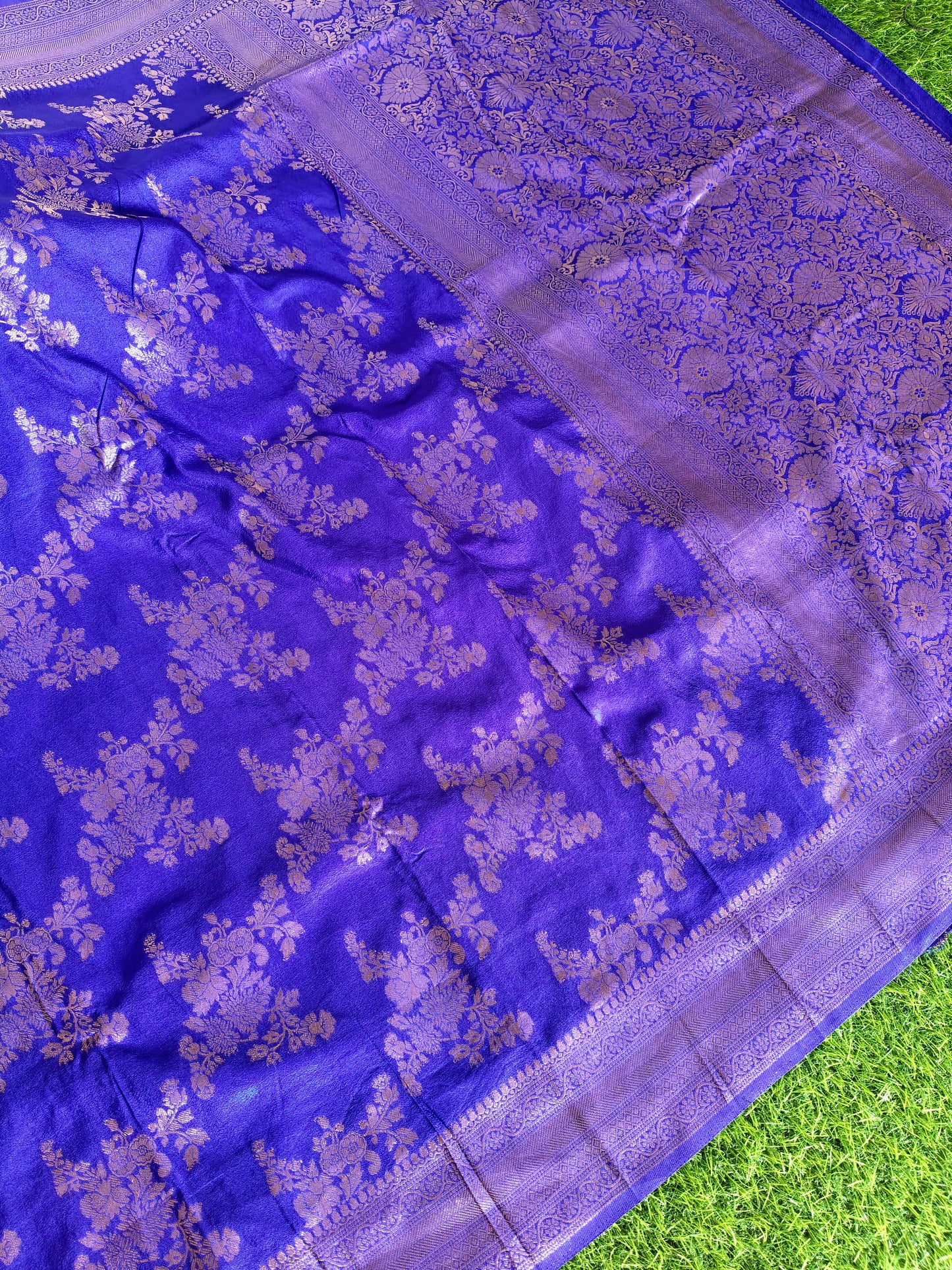 Royal blue Banarsi Silk Saree (Copy)