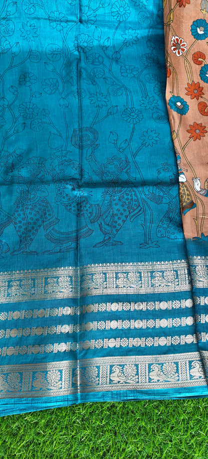 Kalamkari Print Semi Crepe Silk (Copy 3)