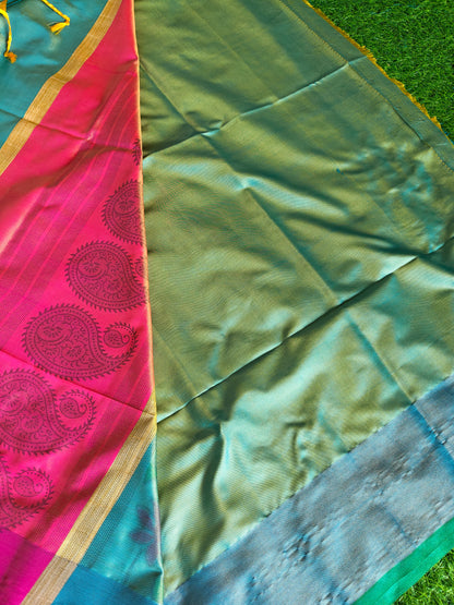 Pochampalli print Silk Saree (Copy)
