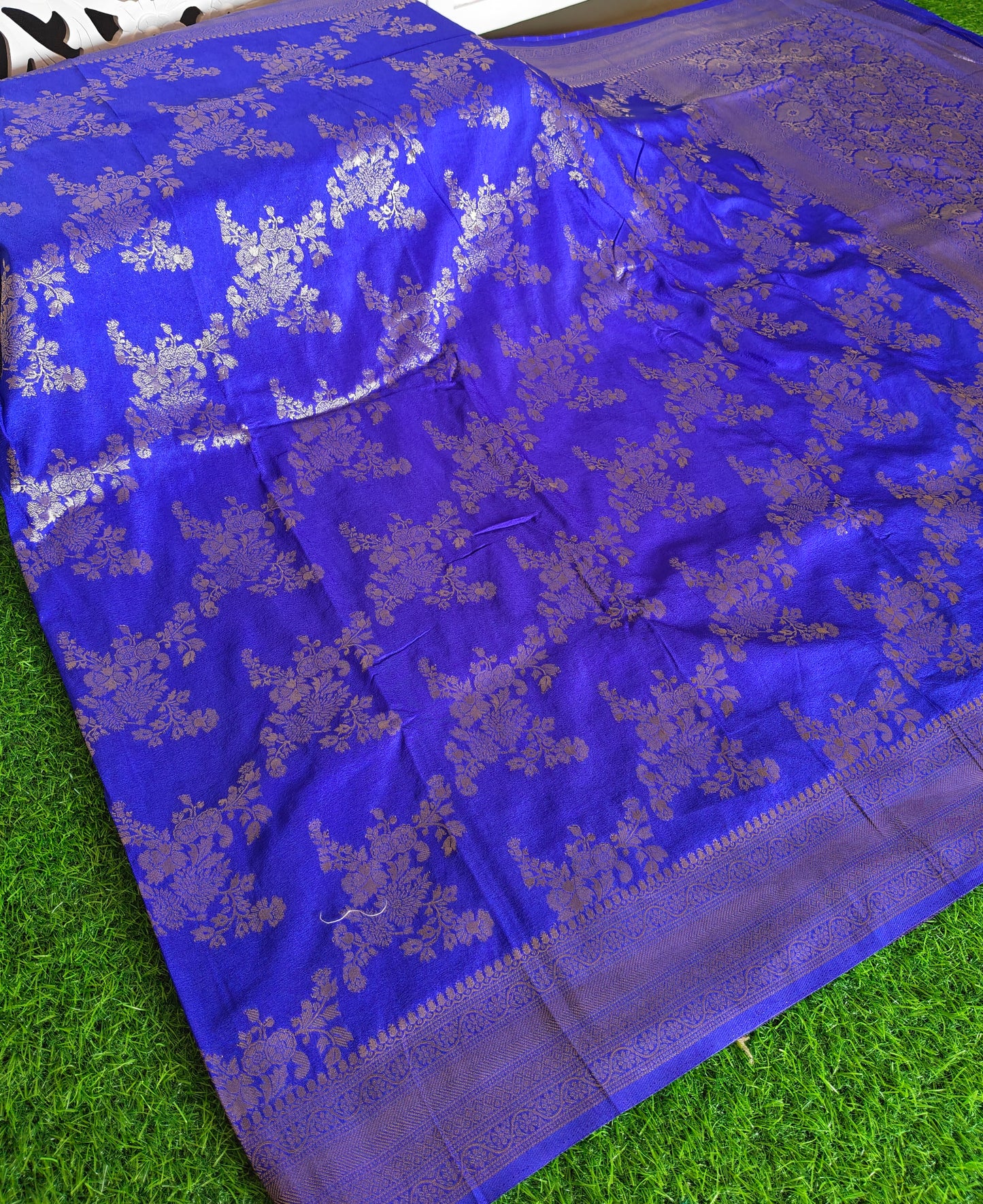 Royal blue Banarsi Silk Saree (Copy)