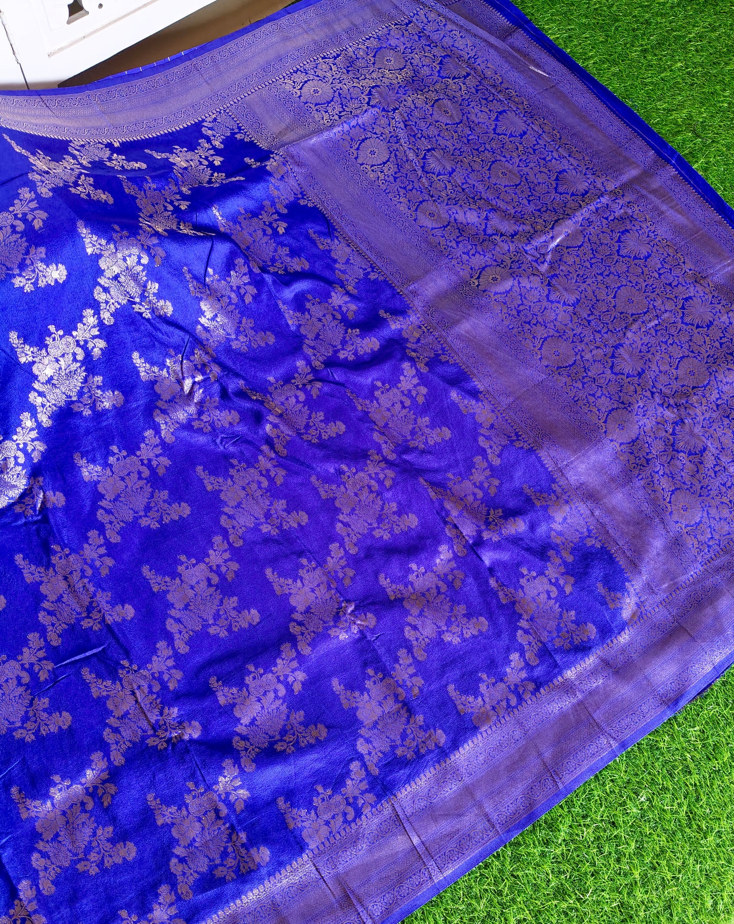 Royal blue Banarsi Silk Saree (Copy)