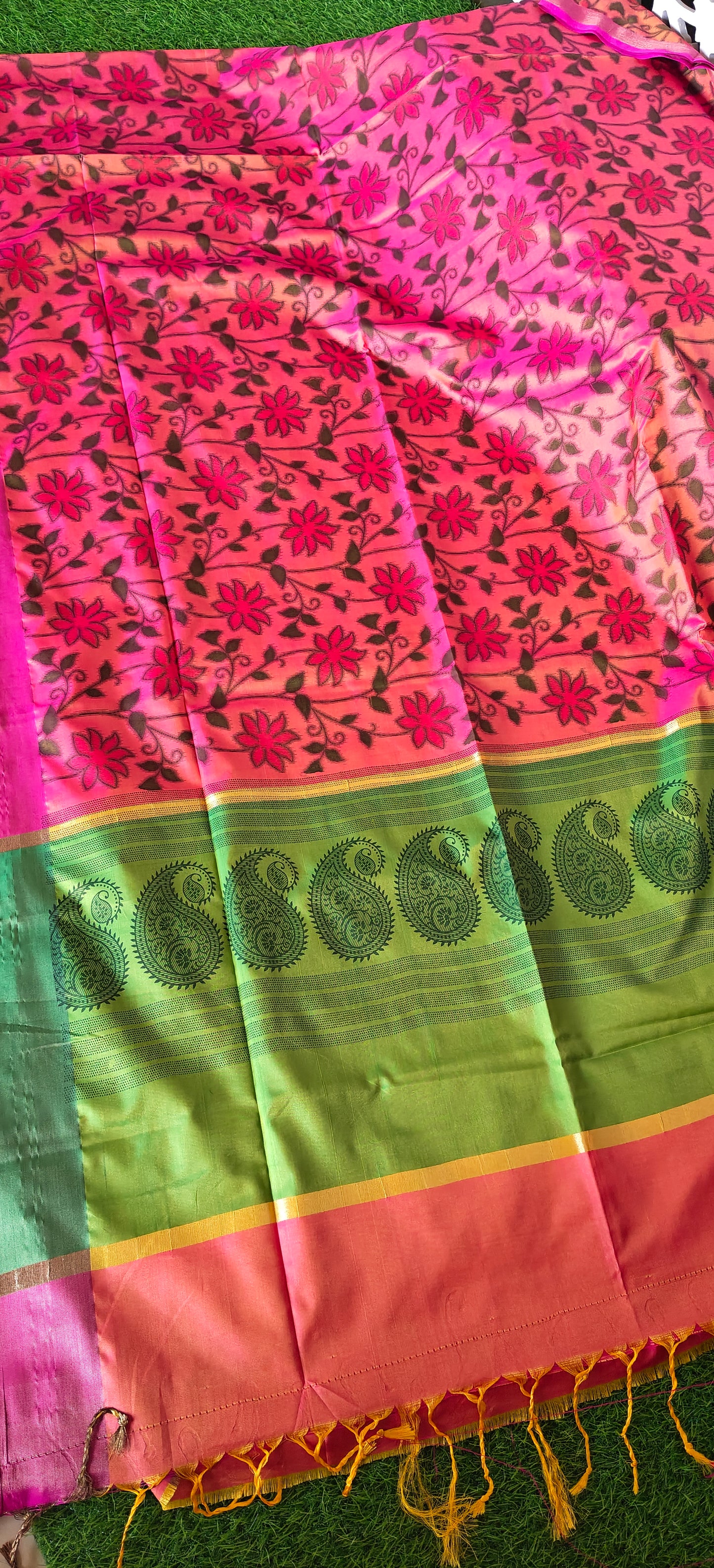 Pochampalli print Silk Saree