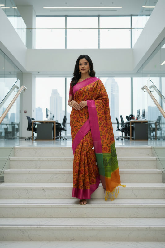 Pochampalli print Silk Saree (Copy 2)